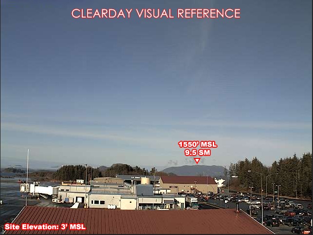 Webcam Sitka, Alaska: Sitka Airfield (PASI), View in NorthWestern Direction