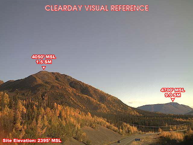 Webcam Mentasta, Alaska: Mentasta Airfield, View in Southern Direction