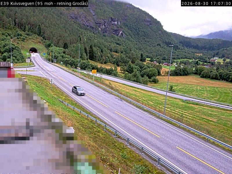 Kalvatn: E39 Kvivsvegen (skifter)