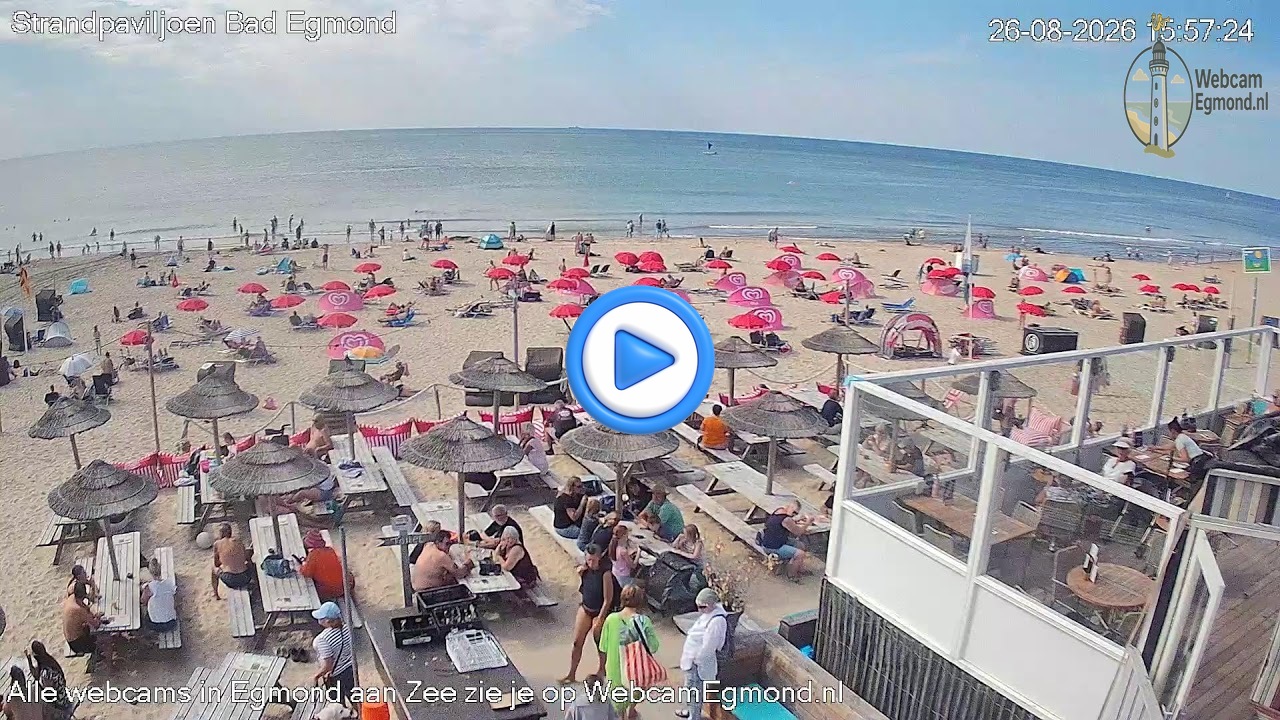 Webcam Egmond aan Zee: Beachcam 
