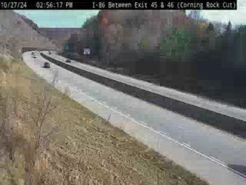 Corning › West: I-86 at - Rock Cut (between Exit 45-46 Westbound)