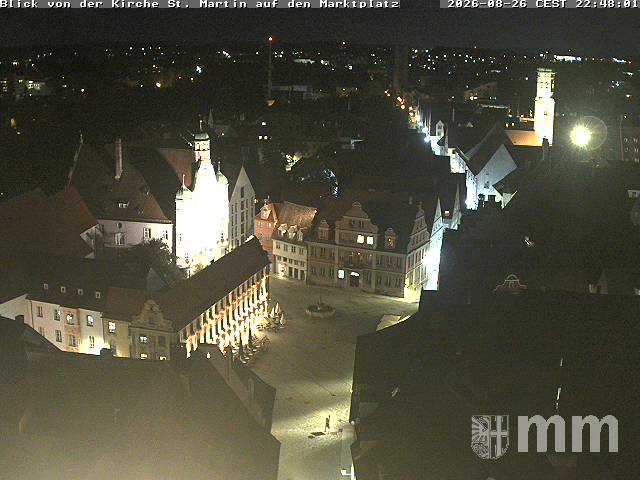Webcam Memmingen: Memmingen Market Square