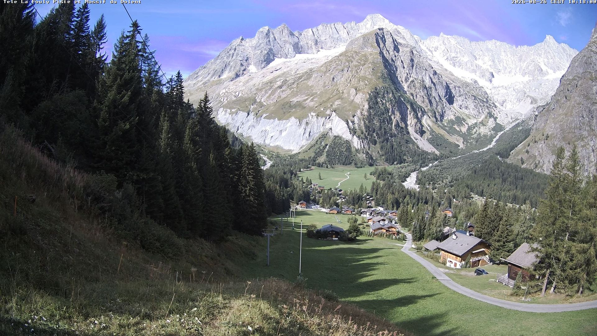 La Fouly: Glacier de l'A Neuve - Mont Dolent - Mont Blanc massif
