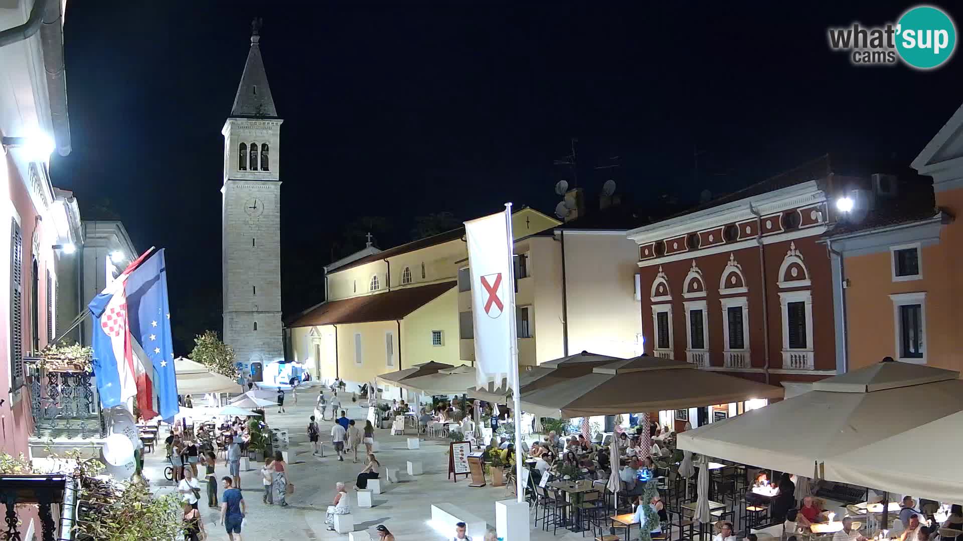 Webcam Novigrad: Livestream Veliki Trg