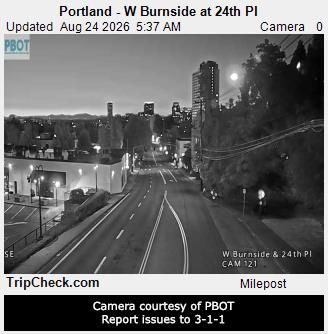 Portland: W Burnside at 24th Pl