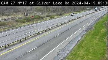 Hale Eddy › West: NY 17 at Silver Lake Road (Flashing Beacon)