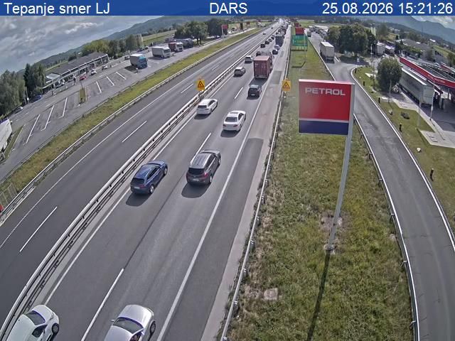 Slovenske Konjice: A1/E57, Maribor - Ljubljana, Tepanje