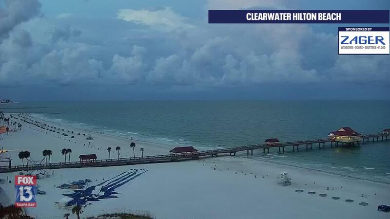 Webcam Clearwater Beach, Florida: Clearwater Hilton