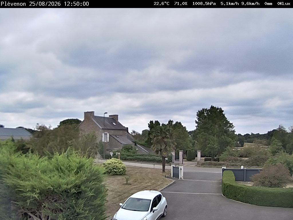 Webcam Plévenon: Weathercam