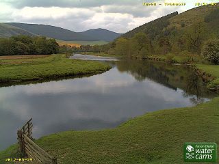 Webcam Traquair: River Tweed at Traquair