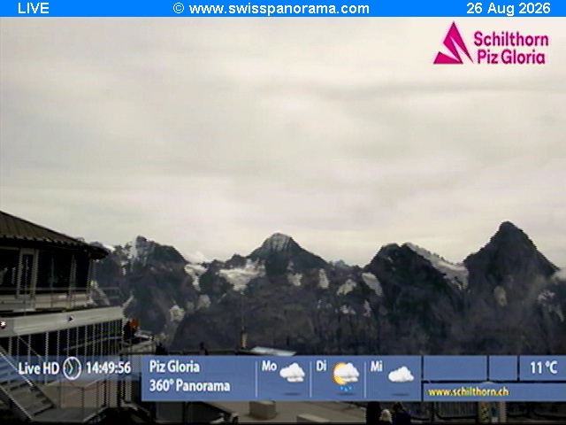 Webcam Schilthorn: View from the Schilthorn