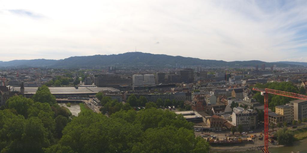 Webcam Zurich: 233° Panorama Zürich West