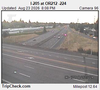 Webcam Clackamas, Oregon: I-205 at ORE212 -224