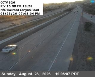 Lake Elsinore › North: I-15 : (326) North of Railroad Canyon Road