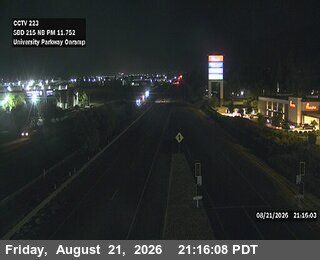San Bernardino › North: I-215 : (223) Onramp University Parkway