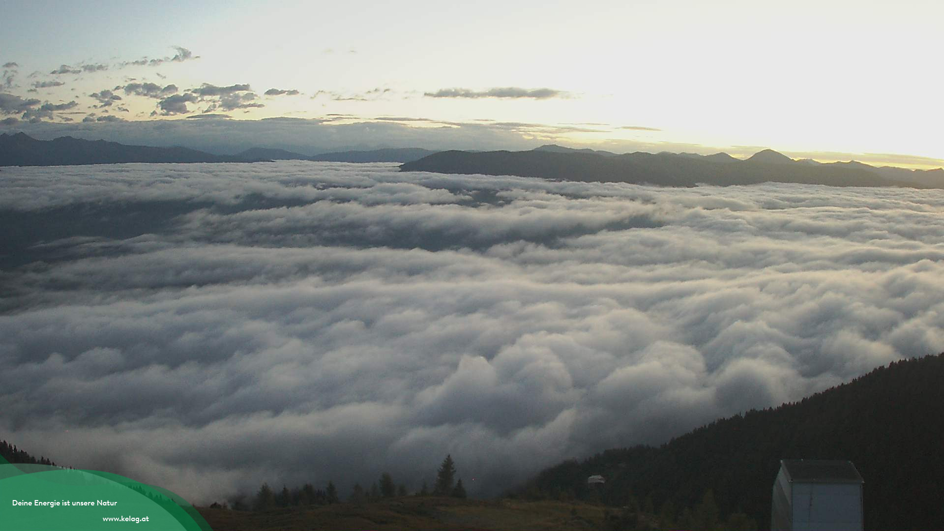 Webcam Goldeck: View onto Spittal an der Drau