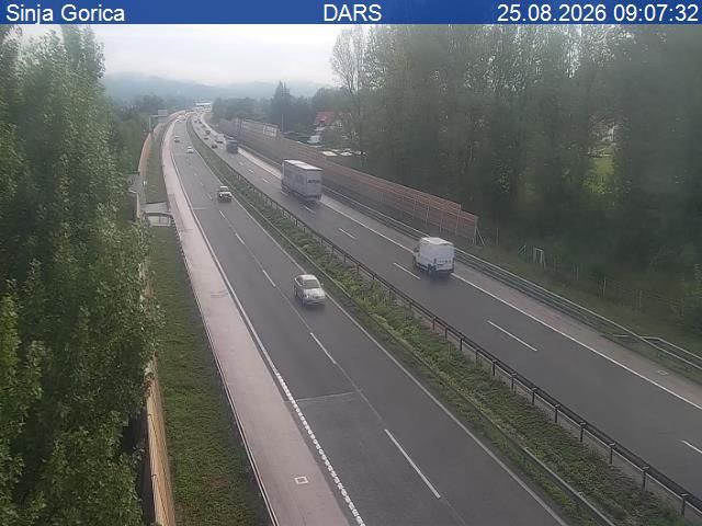 Sinja Gorica: A1/E61/E70, Ljubljana - Koper, odsek Ljubljana - Vrhnika