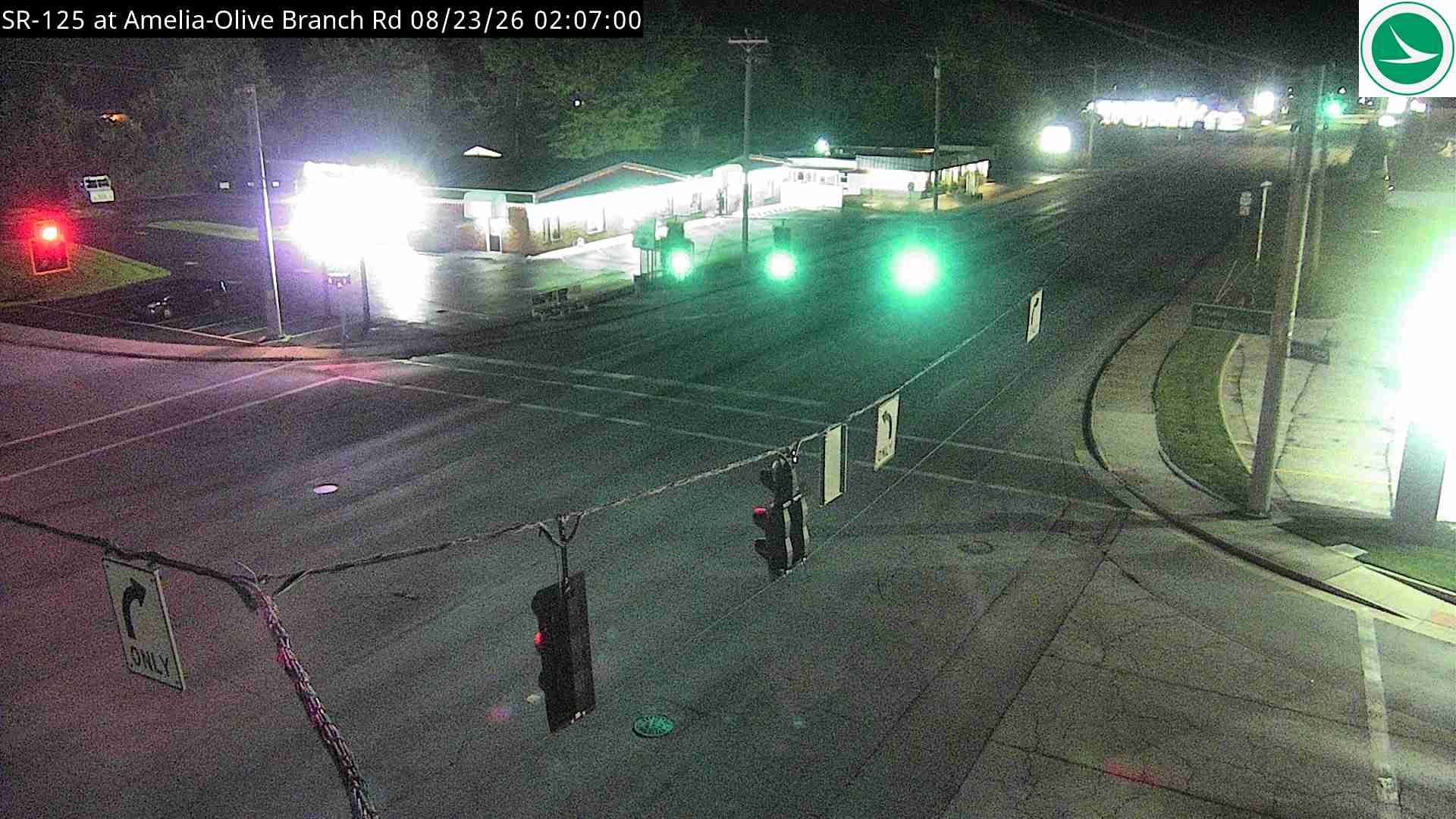 Locust Lake: SR-125 at Amelia-Olive Branch Rd