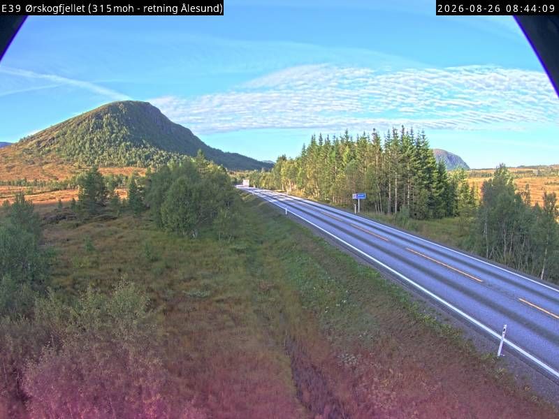 Tomrefjord: E39 Ørskogfjellet