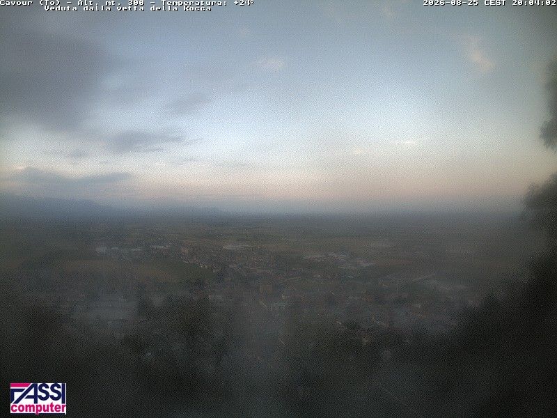 Cavour: Vista di - dalla Vetta della Rocca