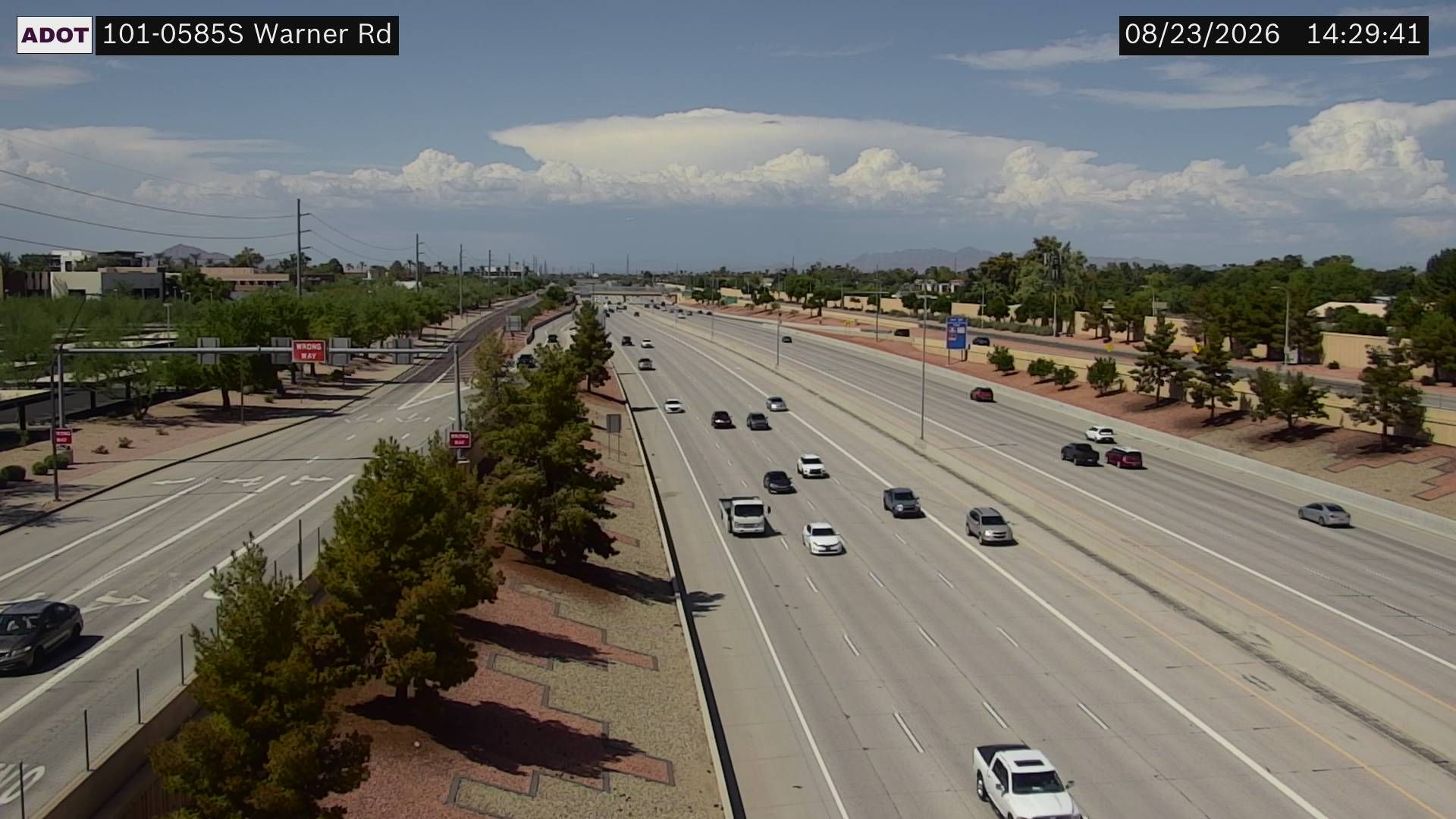 Orangetree › South: L-101 SB 58.58 @Warner
