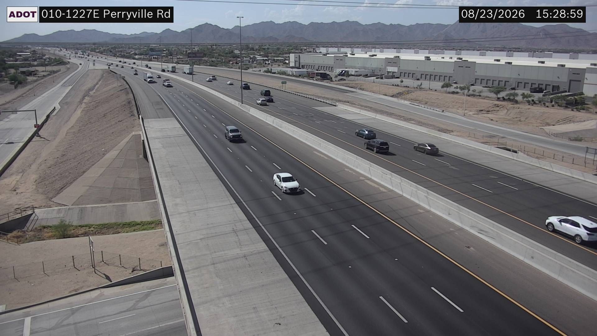 Vista De Montana › East: I-10 EB 122.73 @Perryville