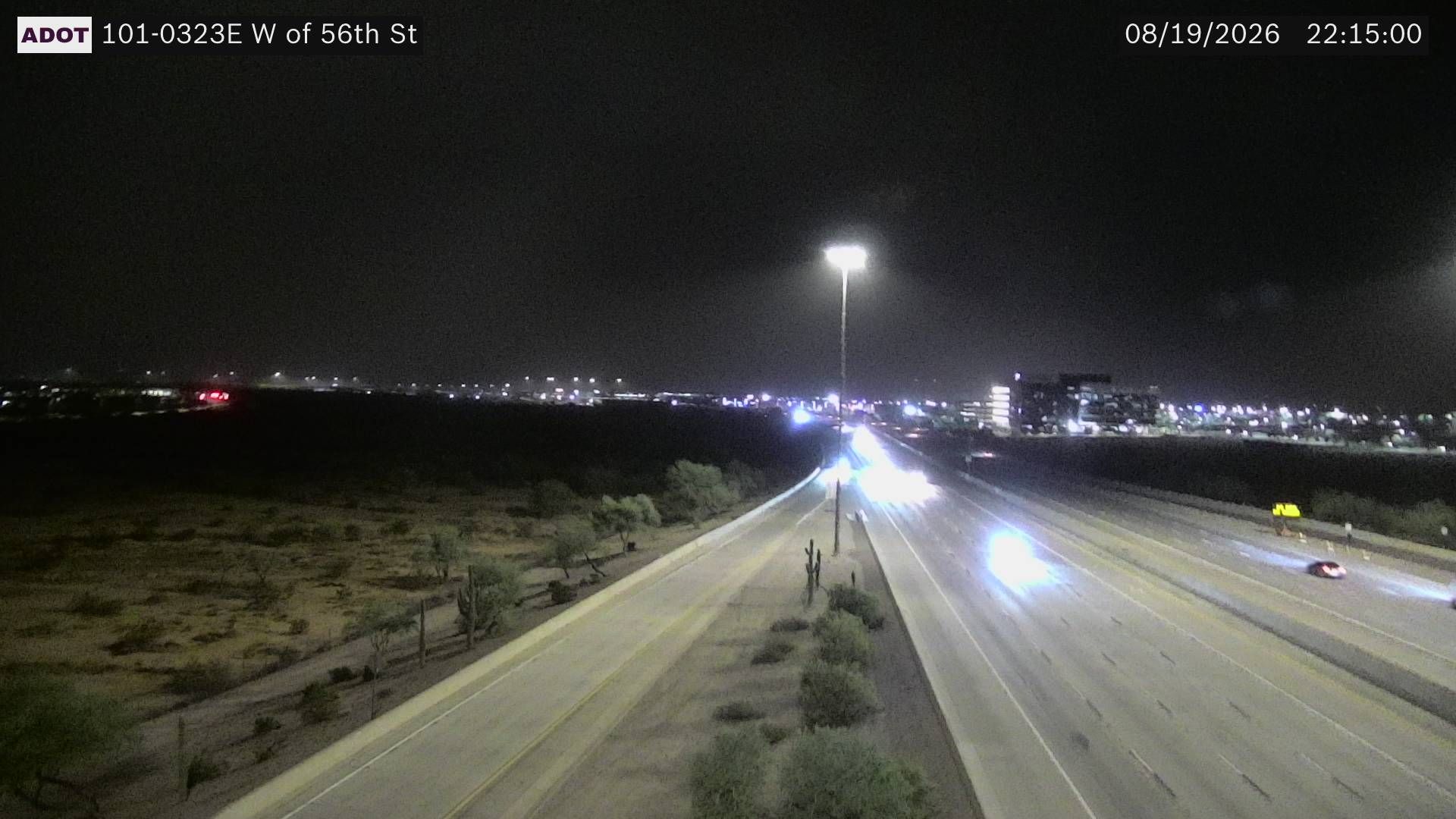 Phoenix › East: I-101 EB 32.30 @W of 56th St