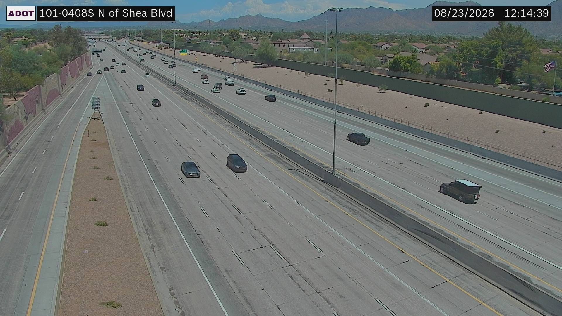 Scottsdale › South: I-101 SB 40.80 @N of Shea Blvd
