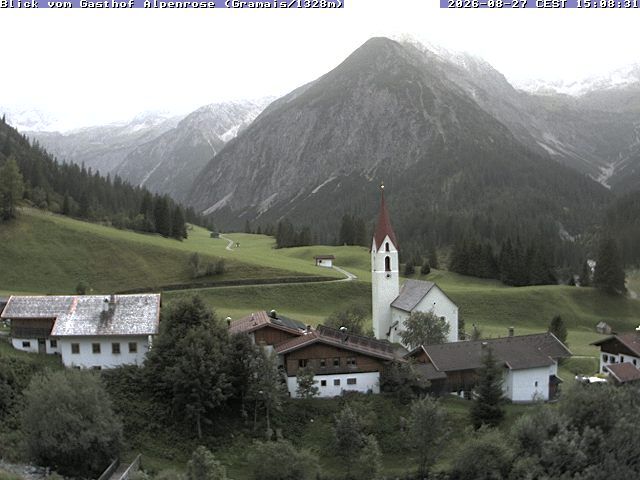 Gemeinde Gramais › South: Gramais - Österreich: Gramais - Blickrichtung zur Kirche