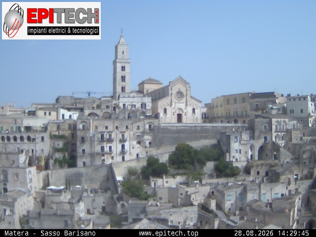 Webcam Matera: Sasso Barisano