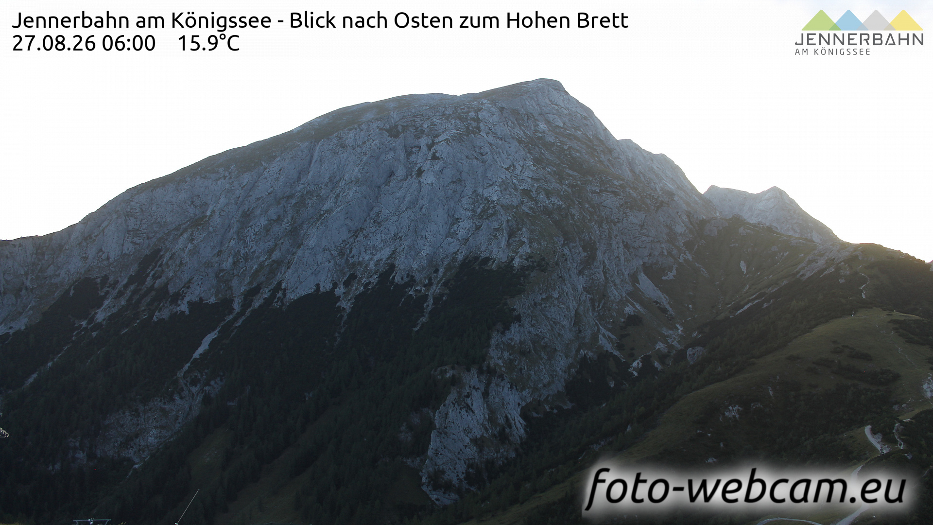 Webcam Schönau am Königssee: HD Panorama Jenner East
