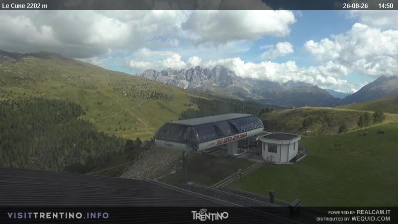Moena: Alpe Lusia - Le Cune m. 2202