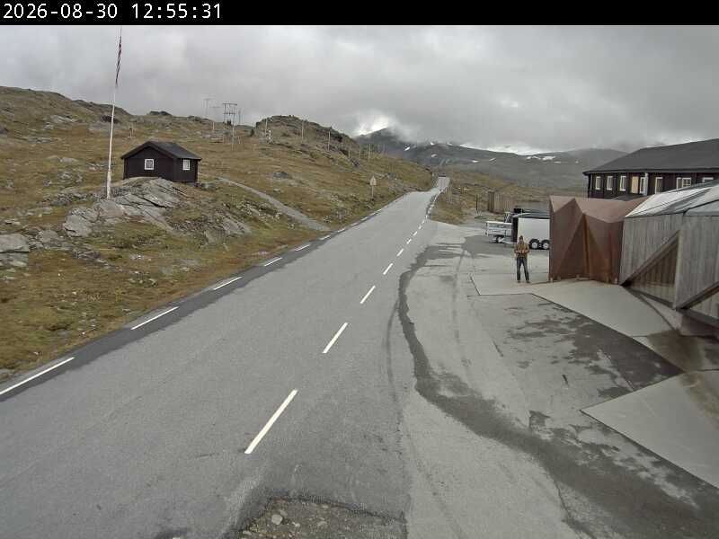 Innlandet: Sognefjellhytta med Smørstabbreen