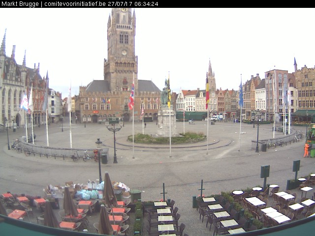 Webcam Bruges: Bruges Market Place