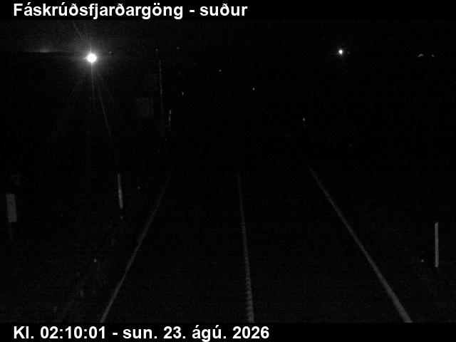 Webcam Fáskrúðsfjarðargöng: Route 96 Southwards