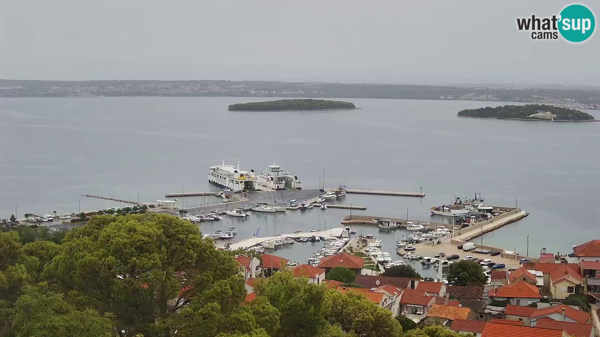 Webcam Tkon (Pašman): Kalvaria - Pašman Channel