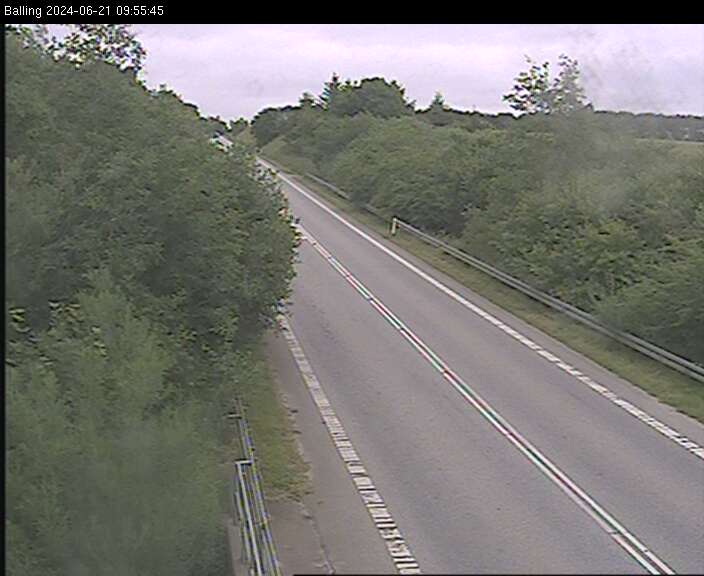Webcam Sønder Balling: Traffic Rute 591, Balling