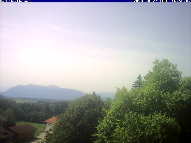 Webcam Bad Heilbrunn: Webcam Ammergauer Alpen