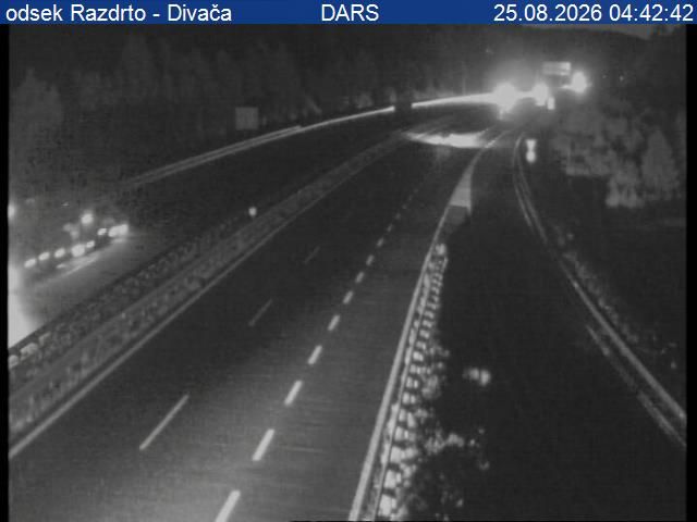 Razdrto: A1/E61/E70, Ljubljana - Koper, odsek - Divača