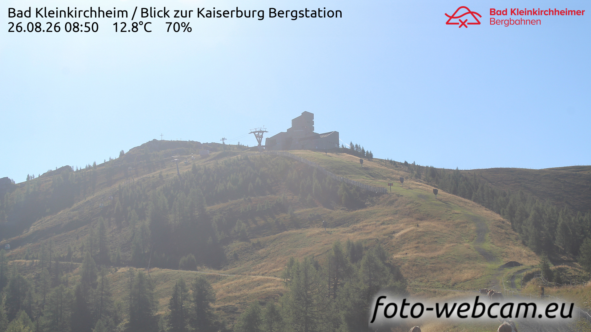 Webcam Bad Kleinkirchheim: HD Panorama Kaiserburg