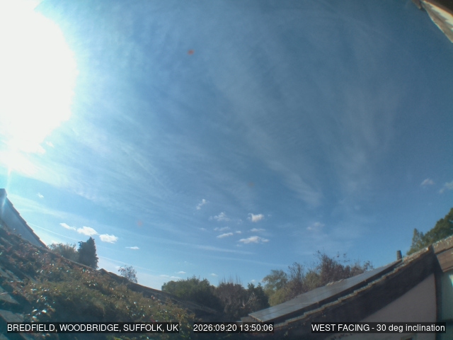 Webcam Bredfield: Bredfield, Woodbridge, UK - Weather