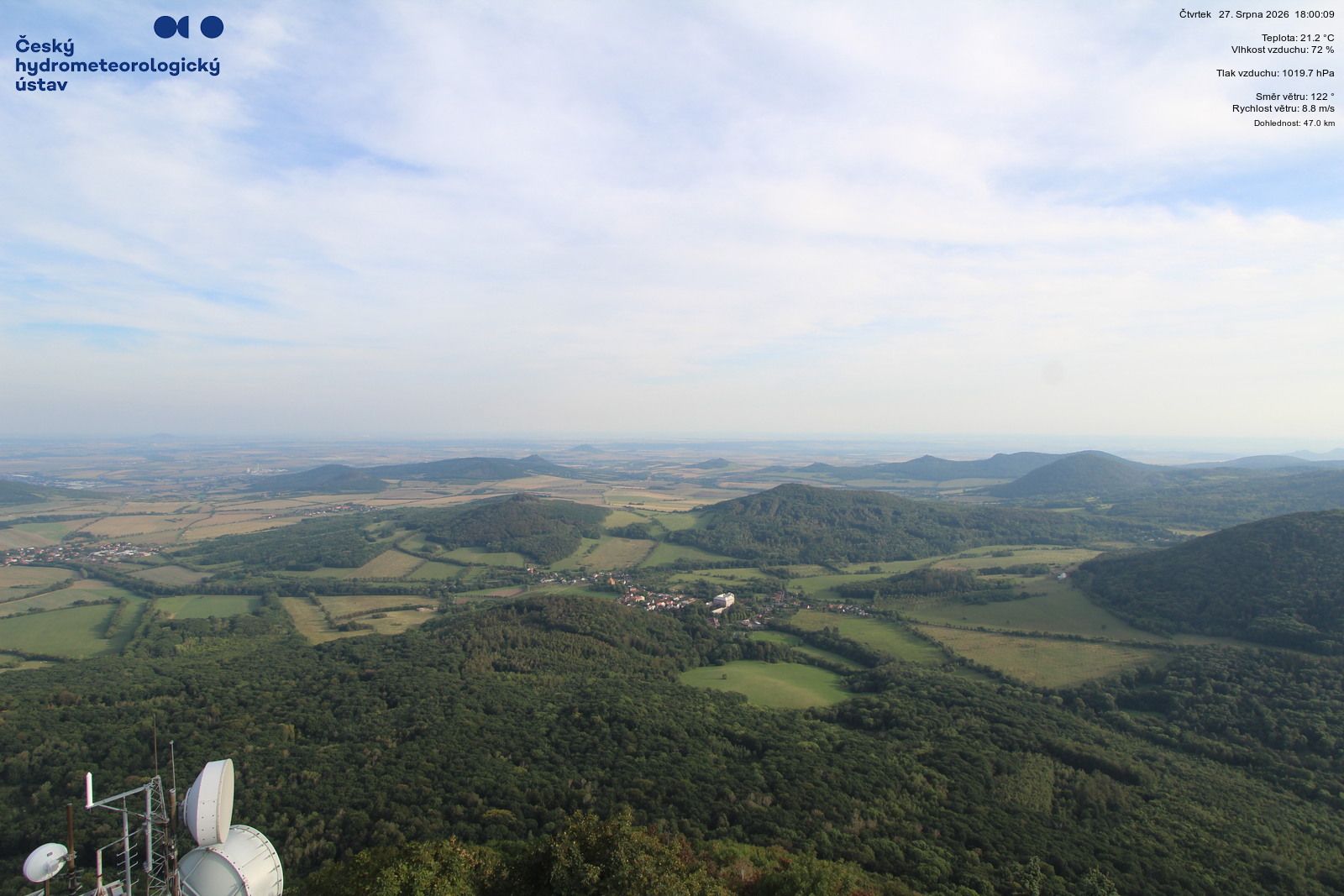 Cerncice › South: Milešovka