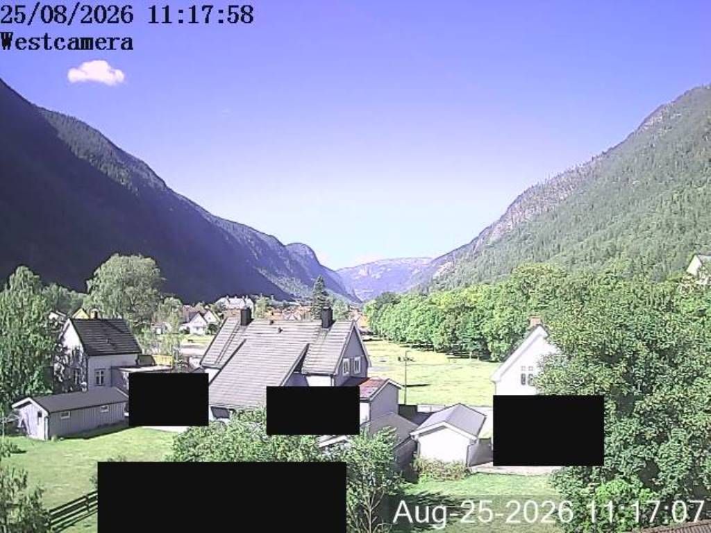 Rjukan: sett mot vest