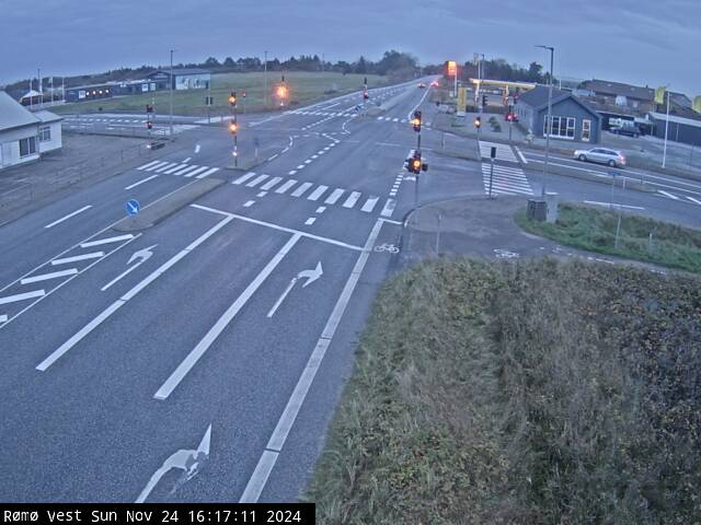 Webcam Tvismark (Rømø): Traffic Rute 175