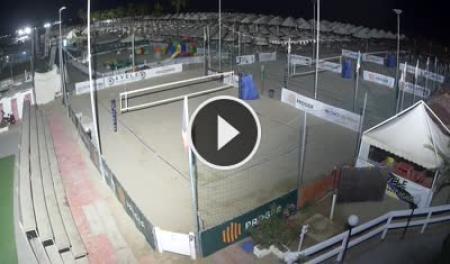 Webcam Pescara: Beach Volleyball at Pescara Beach