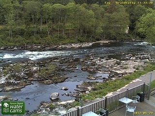 Webcam Grandtully: River Tay at Grandtully