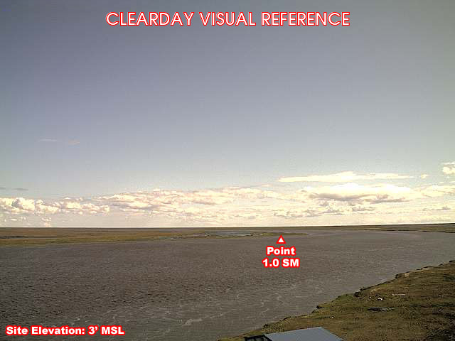 Webcam Chefornak, Alaska: Chefornak Airfield, View in NorthEastern Direction