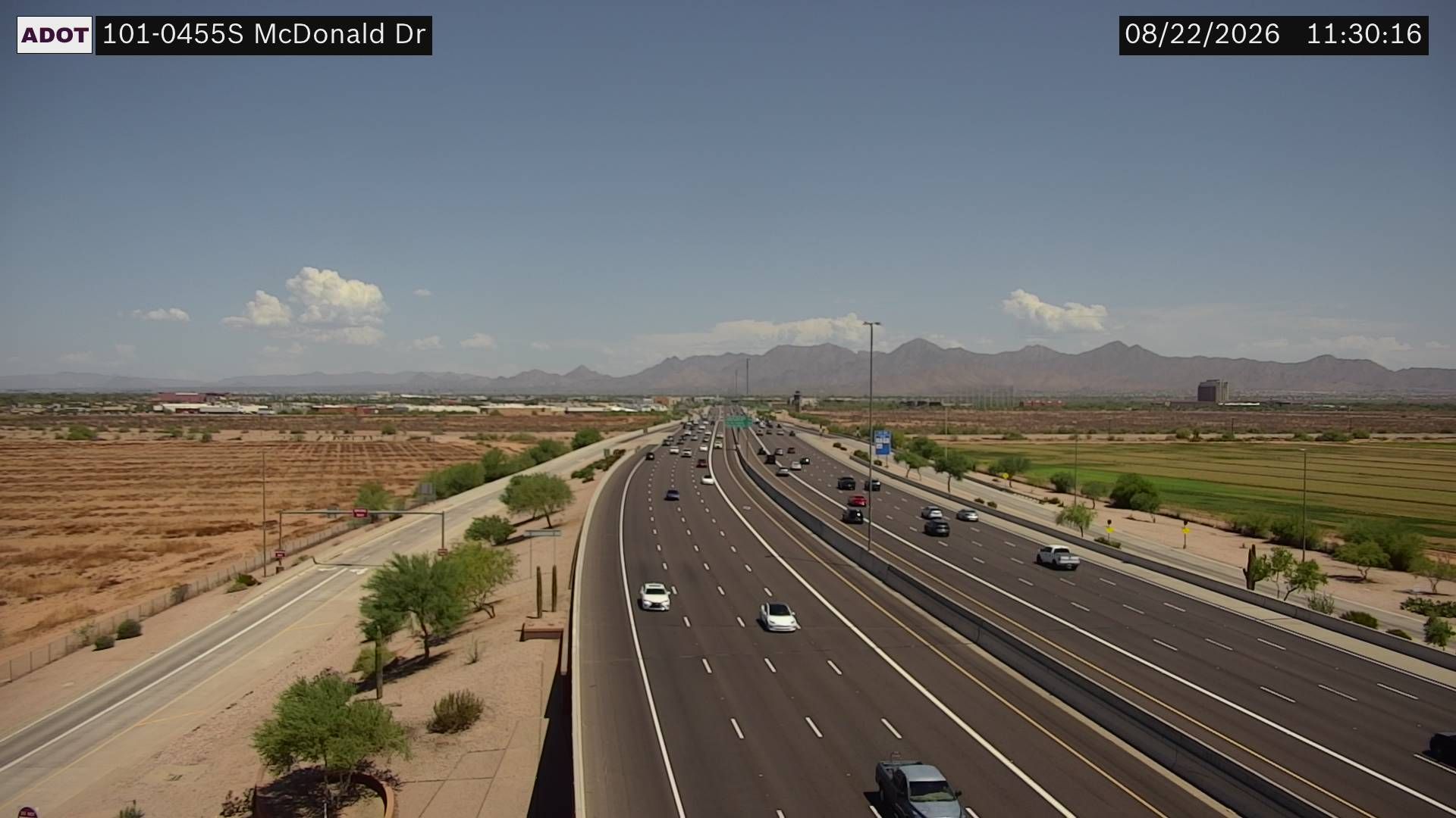 Scottsdale › South: I-101 SB 45.50 @McDonald Dr
