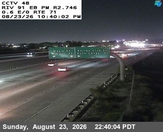 Corona › North: SR-91 : (48) 0.6 Miles East of SR-71