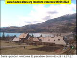 Webcam Lake of Serre-Poncon: Lake of Serre-Poncon webcam, South France